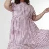 Sweet Salt Dress Short Puff Sleeve Red Gingham -Modest Clothing Sales 1335552 P20Short Puff Sleeve Dress Red Gingham 469386