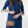 Sweet Salt Dress 3/4 Tie Sleeve Blue -Modest Clothing Sales Dress203420Tie20Sleeve20Blue2043197