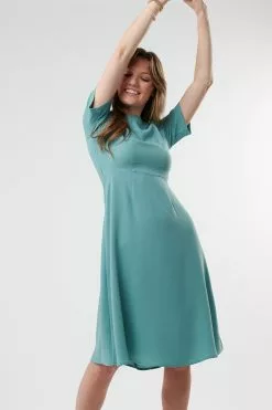 Sweet Salt Dress Fitted A Line Seafoam