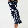 Sweet Salt Dress Wide Waistband Knee Navy/White -Modest Clothing Sales Dress20Wide20Waistband20Knee20NavyWhite2040476
