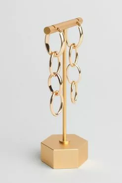 Sweet Salt Earring Gold Dangle Chain