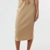 Sweet Salt Skirt Pencil Back Slit Beige -Modest Clothing Sales Skirt20Pencil20Back20Slit20Beige2045681