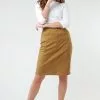 Sweet Salt Skirt Pencil Cotton Mustard -Modest Clothing Sales Skirt20Pencil20Cotton20Mustard2043561