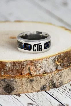 CTR Ring Matrix Carbon Fiber Inlay Sizes 7-13