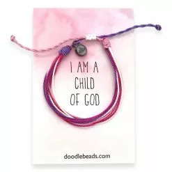 Doodle Beads Thread Bracelet Child Of God