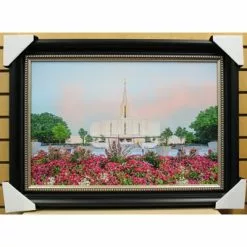 Ken Fortie Jordan River Temple Day Dawn Breaking 21X25