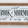 Read The Book Of Mormon Wood Plaque -Modest Clothing Sales 108220320the20bom20read20it20everyday
