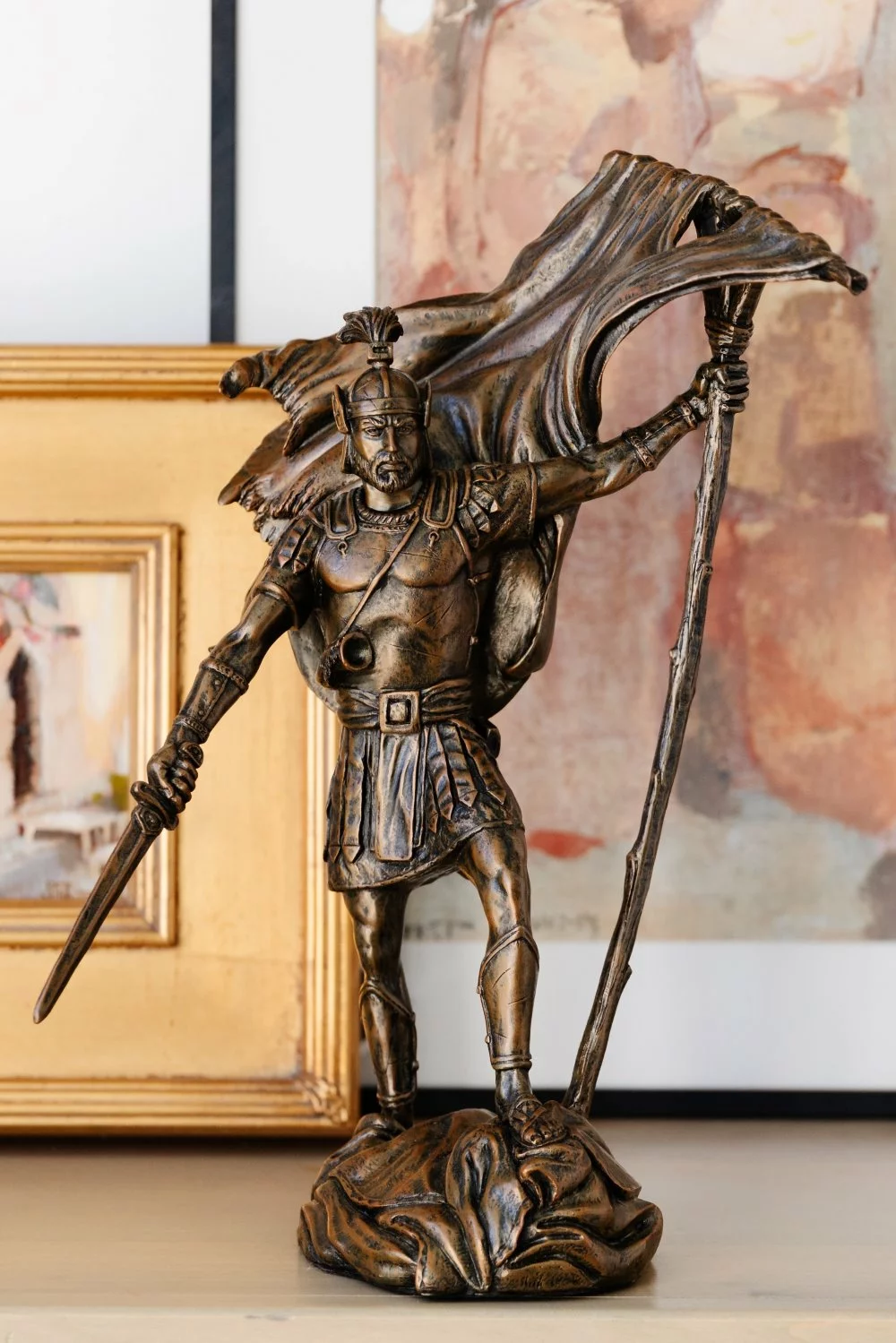 Jerime Hooley Captain Moroni's Title Of Liberty Statue 14" 3 Jerime Hooley Captain Moroni's Title Of Liberty Statue 14"