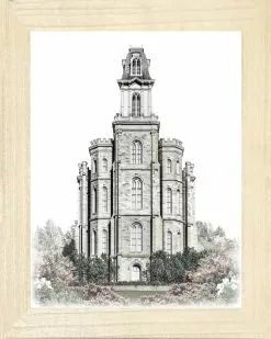 Brent Borup Manti Temple 8x10