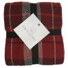 Throw Blanket Plaid Red 50x60 -Modest Clothing Sales 1321685 Red Plaid Throw Blanket