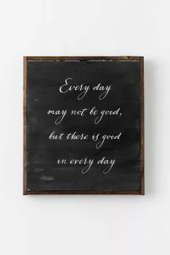 Every Day Decor Black Brown Wood 13x15 Inch