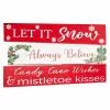 Shelf Sitter Asrtd Let It Always Mistletoe -Modest Clothing Sales 1372083 Let it Always Mistletoe Decor