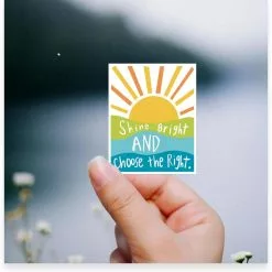 Doodle Beads Sticker Shine Bright And Choose The Right