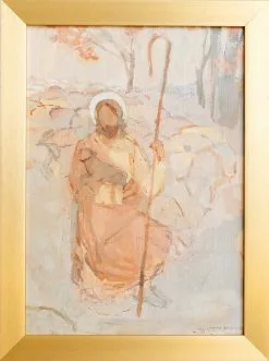 J. Kirk Richards Shepherd 12 X 16