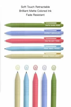 Doodle Beads Gel Pen Set Of 5 Expect Miracles
