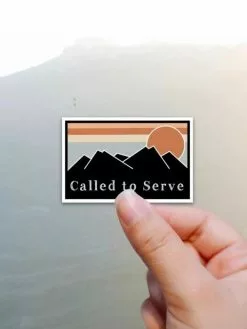 Doodle Beads Sticker Called To Serve Mountain Missionary