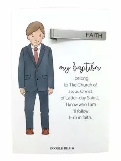 Doodle Beads Tie Bar My Baptism Faith