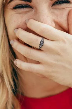 Filigree CTR Ring Silver