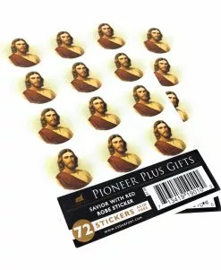 Sticker Savior With Red Robe