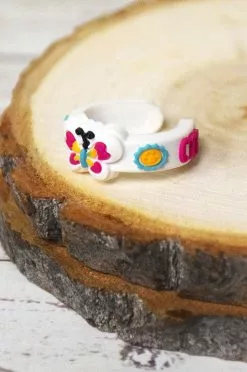 Adjustable Silicone CTR Ring Butterfly