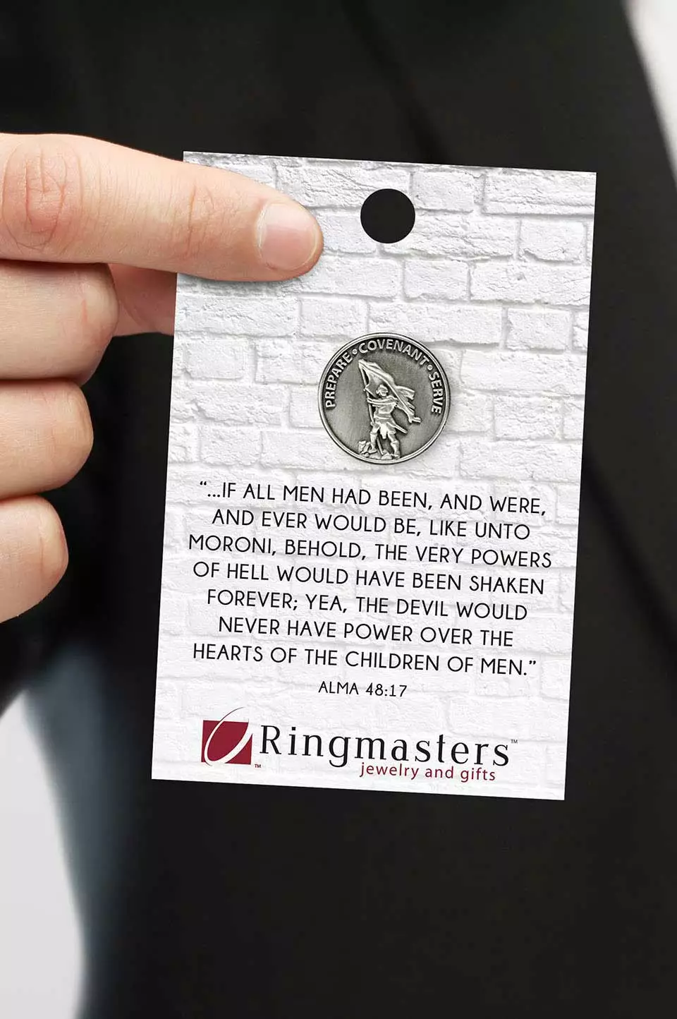 Captain Moroni Pin Prepare Covenant Serve 3 Captain Moroni Pin Prepare Covenant Serve