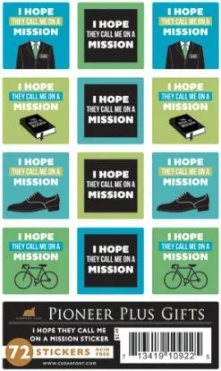 Sticker I Hope They Call Me On A Mission Elder/Boy