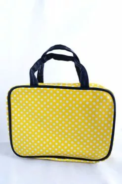 Scripture Tote Yellow Polka Dot