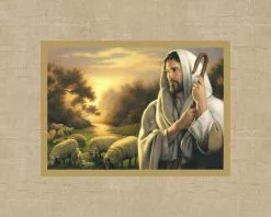 Simon Dewey Lord Is My Shepherd 8x10 Matted Print
