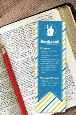 Bookmark Baptism Covenant Navy Boy