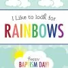 Greeting Card Baptism I Like To Look For Rainbows -Modest Clothing Sales 863230 CARD BAPTISM I LIKE TO LOOK FOR RAINBOWS