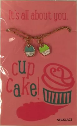 Necklace Gold Cupcake