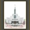 Brent Borup Draper Temple 30x36 Black/Gold Frame -Modest Clothing Sales Draper2024x30201226744