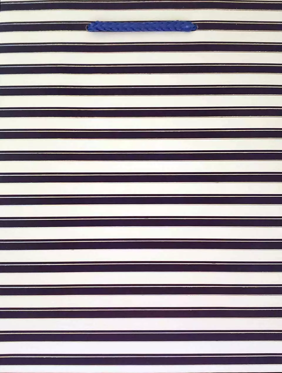 Gift Bag Stripes Blue White 3 Gift Bag Stripes Blue White