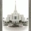 Brent Borup Gilbert Temple 15x18 Gray Or Natural Frame -Modest Clothing Sales Gilbert2011x14201226218