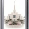 Brent Borup Gilbert Temple 19x23 Silver Frame -Modest Clothing Sales Gilbert2016x20201226225