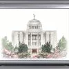 Brent Borup Meridian Temple 19x23 Silver Or Gold Frame -Modest Clothing Sales Meridian2016x20201226126