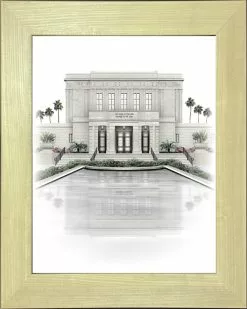 Brent Borup Mesa Temple 30x36 Natural Frame