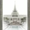 Brent Borup Phoenix Temple 15x18 Gray Frame -Modest Clothing Sales PHX2011x14201226164