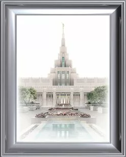 Brent Borup Phoenix Temple 19x23 Silver Frame