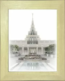 Brent Borup Phoenix Temple 30x36 Natural Frame