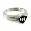 Sign Language CTR Ring Silver Large -Modest Clothing Sales sign20language20large